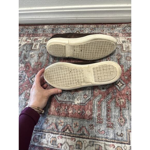 Gravity Defyer Women's Leather Zipper Shoes Size 9 M Metallic Brown - Picture 5 of 5